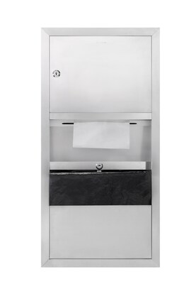 Alpine Industries Centerpull Paper Towel Dispenser, Stainless Steel (494)