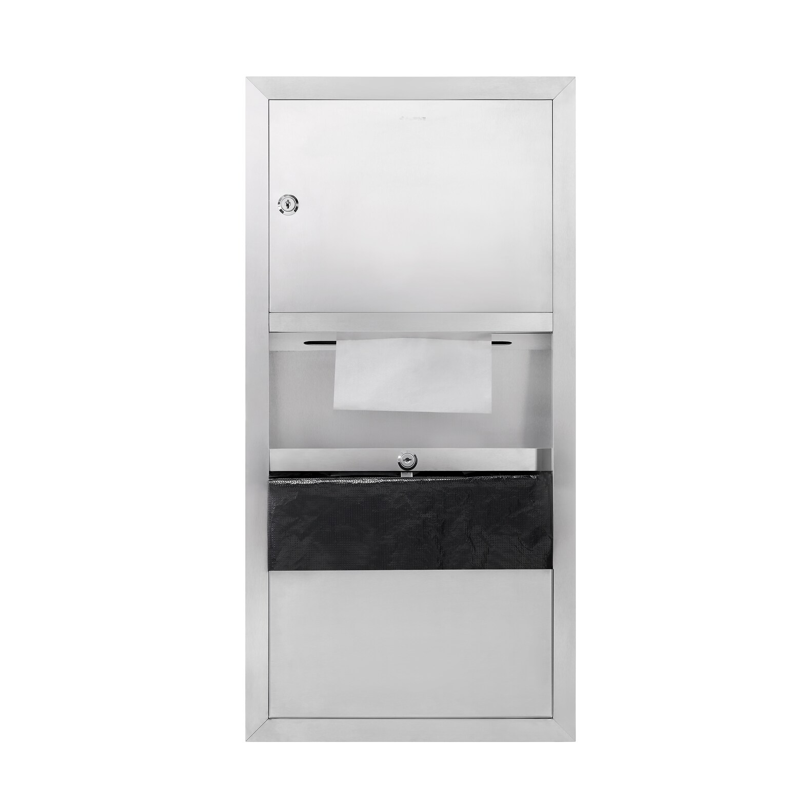 Alpine Industries Centerpull Paper Towel Dispenser, Stainless Steel (494)