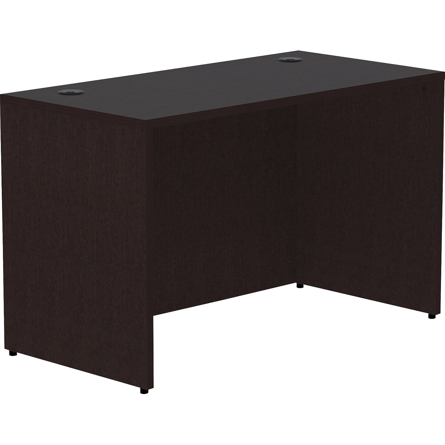 Lorell Essentials Series 48 W Desk Shell, Espresso (LLR18210)