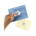 Avery Removable Laser ID Labels, 8-1/2 x 11, White, 1 Label/Sheet, 25 Sheets/Pack (6465)