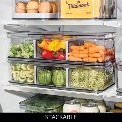 iDESIGN Plastic Organizers, Clear/Gray (27819M6)