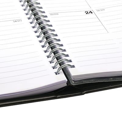 2027 Excello Brands 10" x 11.5" Monthly Standard Planner, Paperboard Cover, Black (CM-CY27-8511-BK)
