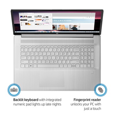 HP 17-cn2267st 17.3" Laptop, Intel Core i7-1255U, 8GB Memory, 256GB SSD, Windows 11 (6T704UA#ABA)