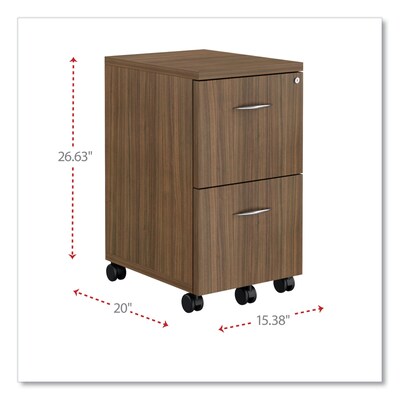 Alera Valencia Series 58.88 Hutch with Doors, 4 Compartments, Modern Walnut (ALEVA286015WA)