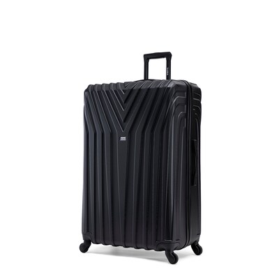 InUSA Vasty 33.86 Hardside Suitcase, 4-Wheeled Spinner, TSA Checkpoint Friendly, Black (IUVAS00XL-BLK)