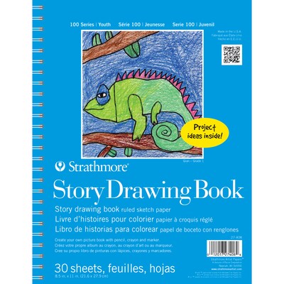 Strathmore 100 Series 8.5 x 11 Sketch Pad, 30 Sheets/Pad, 3/Bundle (STTP274081-3)