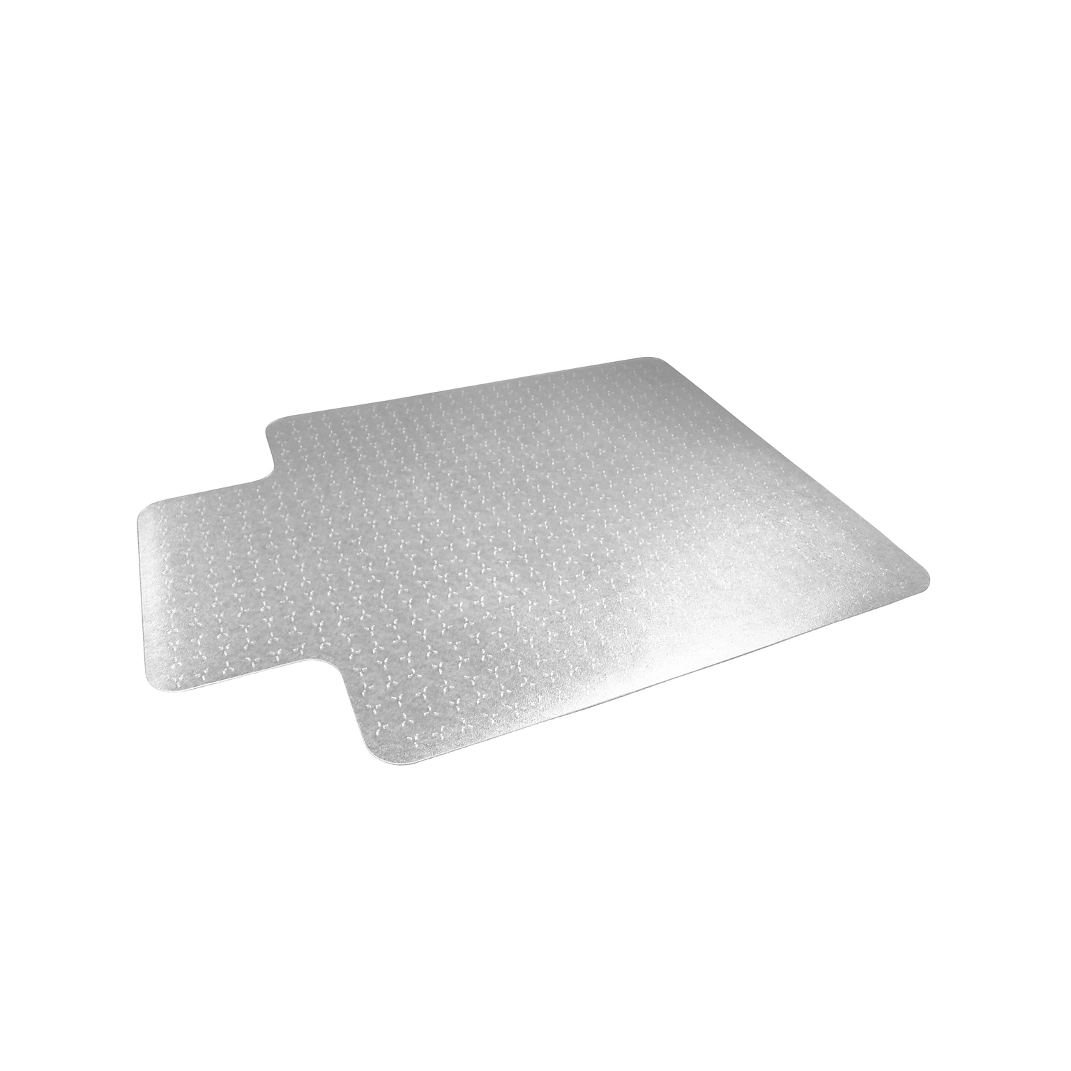 Floortex Cleartex TrYlok Carpet Chair Mat with Lip, 45 x 53, Designed for Low-Pile Carpet, Clear Vinyl (NRCMFLVT0004)
