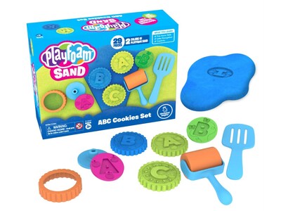 Educational Insights Playfoam Sand ABC Cookie Set, Assorted Colors (2233)