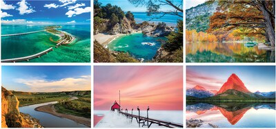 Custom Scenes Across America Wall Calendar Spiral