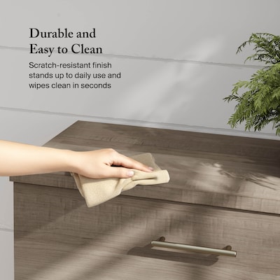 Bush Furniture Somerset Lateral File Cabinet, Ash Gray (WC81680)