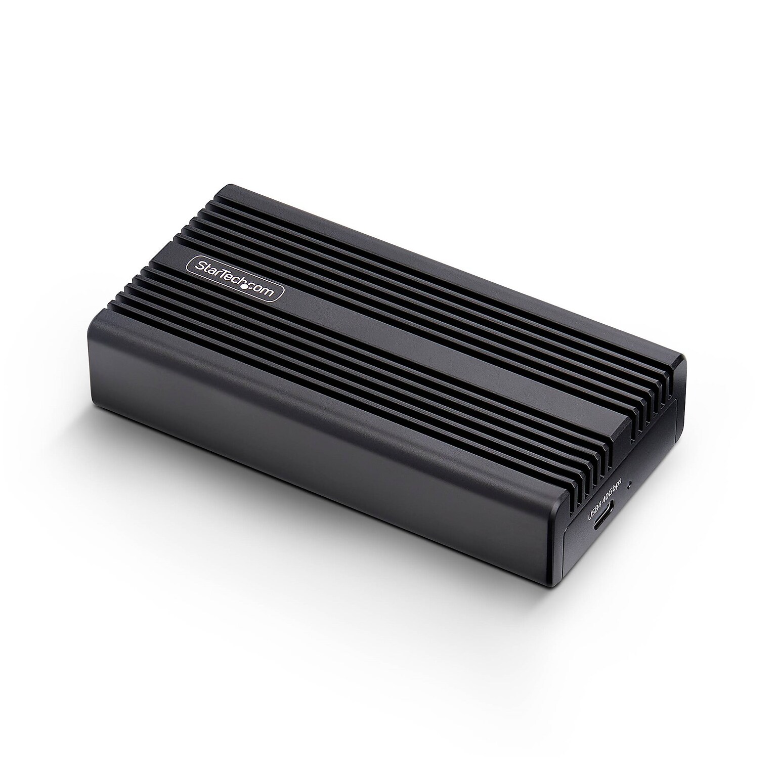 StarTech USB4 M.2 External Hard Drive Enclosure, NVMe, Black (1USB4-NVME-ENCLOSURE)