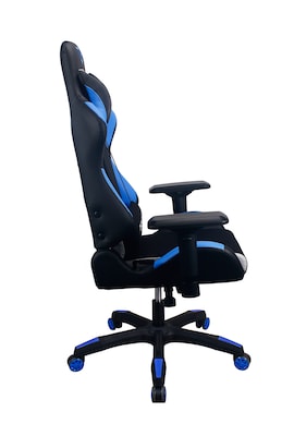 Raynor Group Energy Pro Series Fabric/Polyurethane Gaming Chair, Black/Blue (G-EPRO-BLU)
