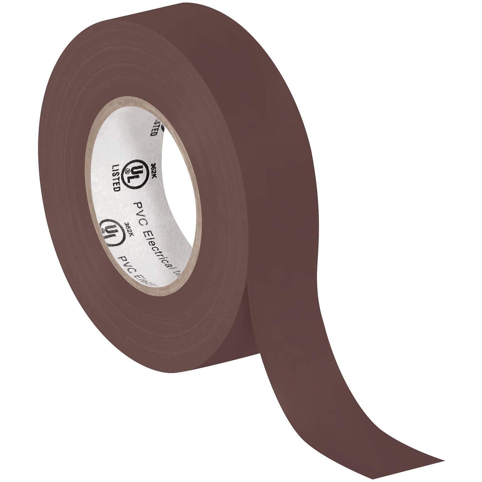 Tape Logic Vinyl Electrical Tape, 0.75 x 60, Brown, 10/Carton (T96461810PKN)