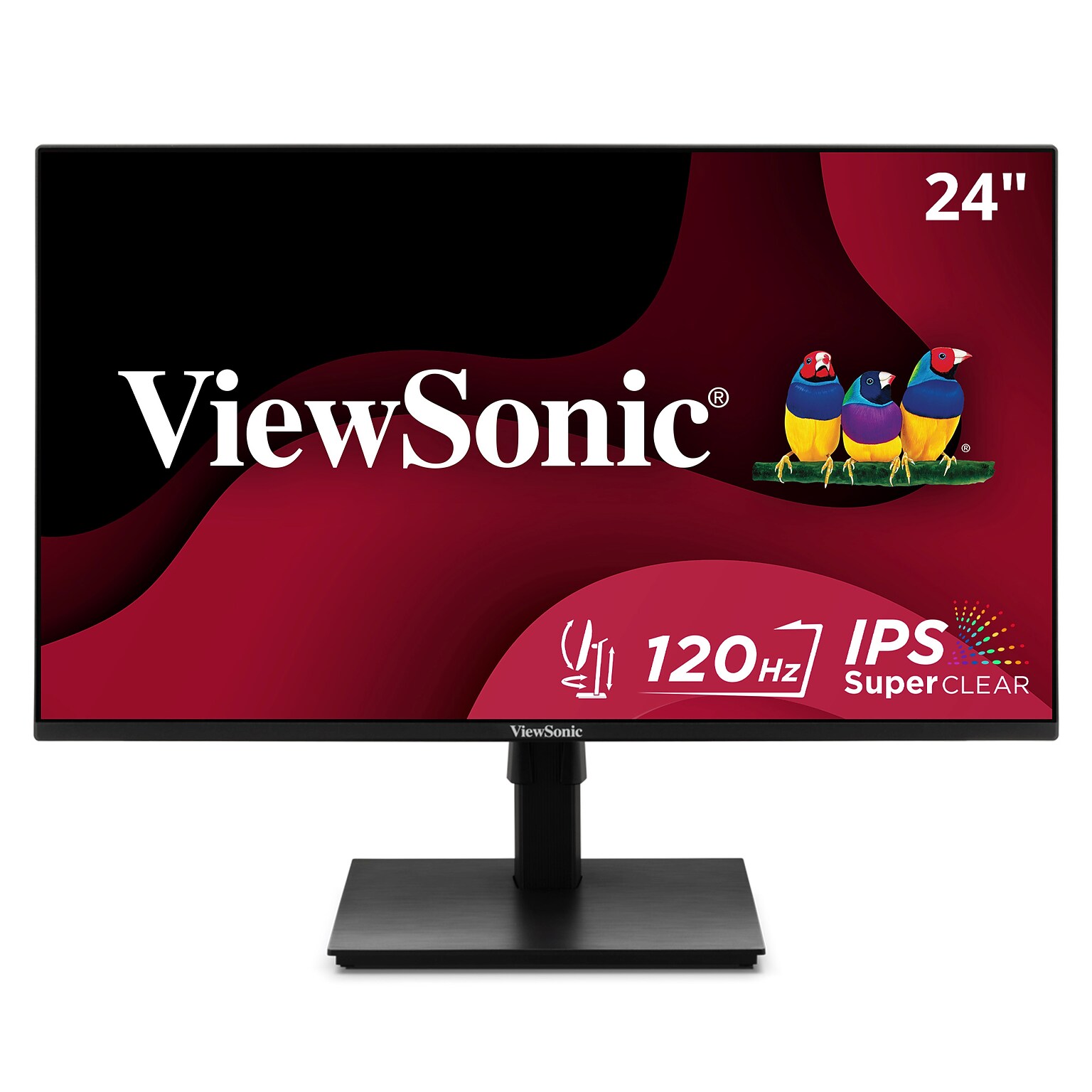 ViewSonic 24 FHD 120Hz LCD Monitor, Adjustable (VA2448-MHJ)