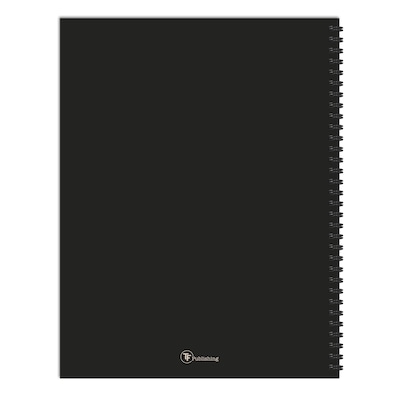 2027 TF Publishing Native Twill 9" x 11"  Weekly & Monthly Standard Planner, Paperboard Cover, Multicolored (27-9702)