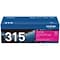 Brother TN-315 Magenta High Yield Toner Cartridge, Print Up to 3,500 Pages (TN315M)