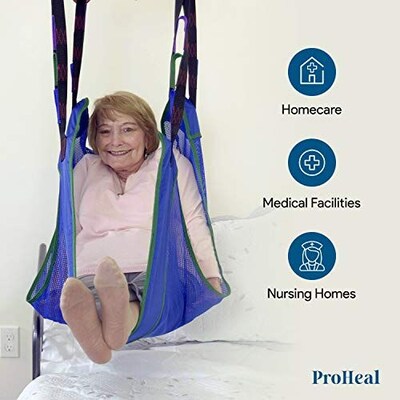 ProHeal Electric Full Body Patient Transfer, 6-Point Spreader Bar, 600 lb. Capacity (PH-33600-FBM)