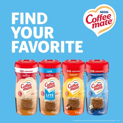 Coffee mate French Vanilla Powdered Creamer, 15 oz., 12/Carton (NES35775)