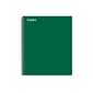 Staples® Premium 3-Subject Subject Notebooks, 8.5" x 11", College Ruled, 150 Sheets, Green (TR58362M-CC)