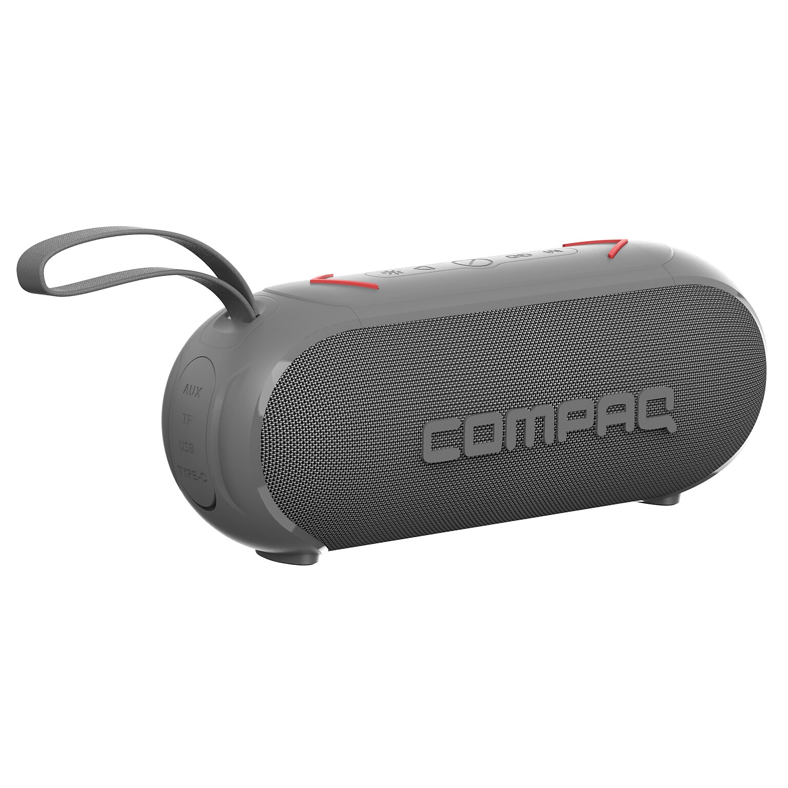 Compaq Wireless Bluetooth 10W Portable Speaker, Waterproof, Black (CMQ10W)