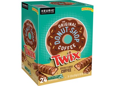 The Original Donut Shop Twix Coffee Keurig® K-Cup® Pods, Medium Roast, 24/Box (5000368824)