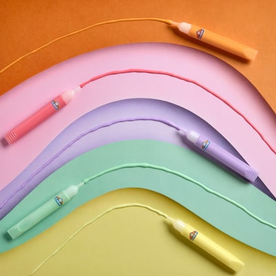 Elmer's Pastel Glue Pens, Assorted Colors, 5/Pack (2210516)