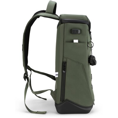 SwissDigital SEON L+ Mountain-Shaped Laptop Backpack, Large, Dark Green (SD1650-23)