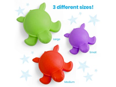 hand2mind Tactile Turtles Math Activity Set, Assorted Colors (95328)