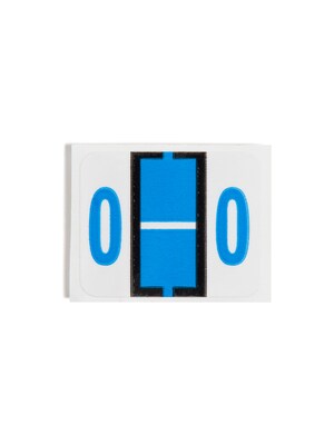 Smead BCCR Color Coded Alphabetic Labels,  1" x 1.25", Blue, 500/Roll (67085)