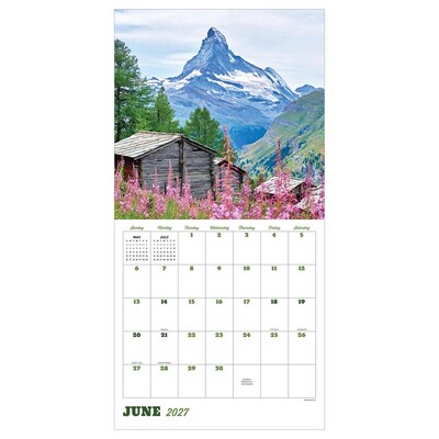 2027 TF Publishing Mountains 12" x 12" Monthly Wall Calendar (27-1017)