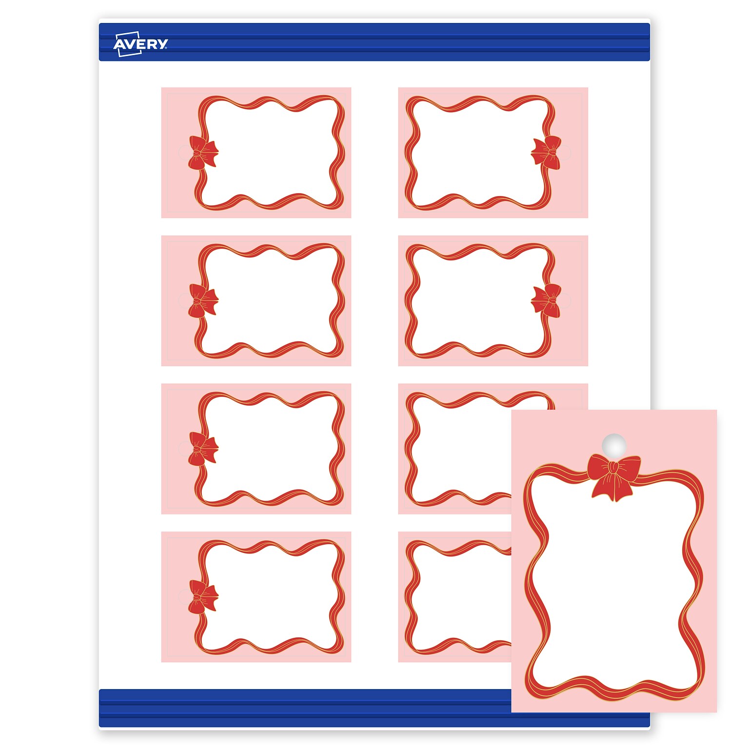 Avery  3 Blank Price & Merchandise Tags, White, 80/Carton (S00-FFB-PRMWT10)