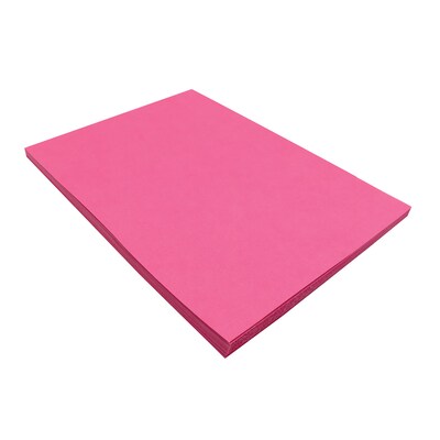Tru-Ray 9" x 12" Construction Paper, Dark Pink, 50 Sheets/Pack, 5 Packs/Bundle (PAC103434-5)