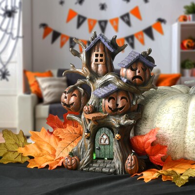 National Tree Company 12 Pumpkins Tree House (PG11-FJ158C-3)
