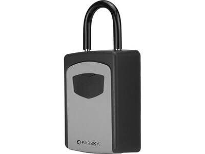 Barska Combination Key Lockbox, Black/Gray (CB13797)