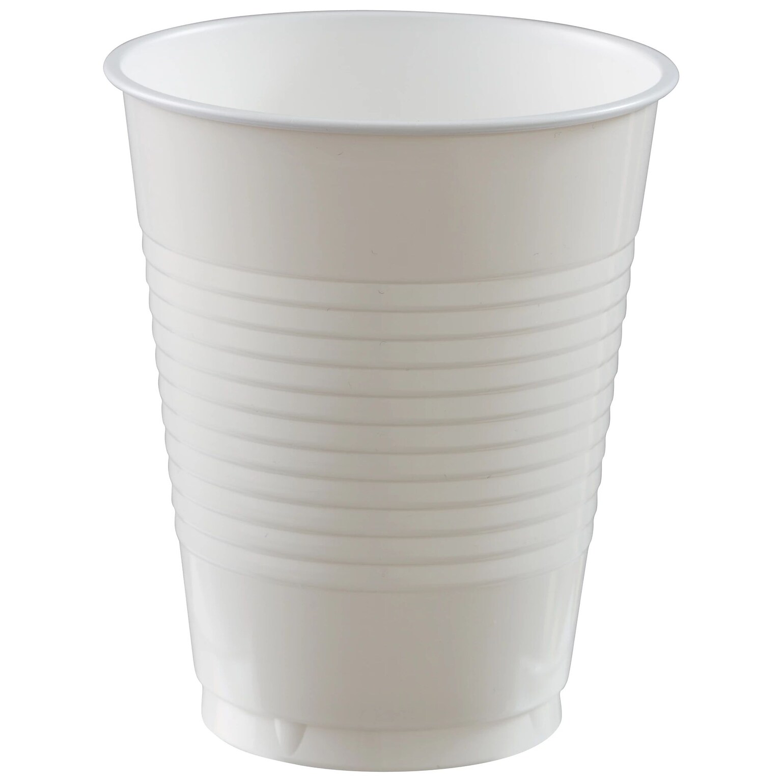 Party City Plastic Cup, 18 oz., White, 50 Cups/Pack (AM431754-08-ST)