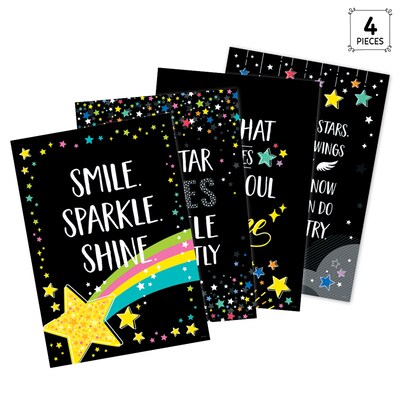 Creative Teaching Press Star Bright Inspire U 4-Poster Pack (CTP10987)