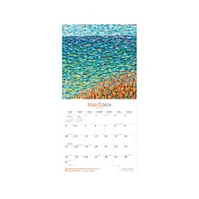2024 Brush Dance Points of Light 12 x 12 Monthly Wall Calendar (9781975469863)
