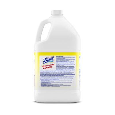 Professional Lysol Disinfecting Deodorizing Cleaner, Lemon, 128 Oz., Concentrate (36241-76334)