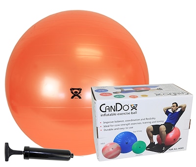 CanDo® Inflatable Exercise Ball Economy Set; 22 (55 cm) Ball