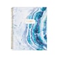 2024-2025 Blue Sky Gemma 8.5" x 11" Academic Weekly & Monthly Planner, Plastic Cover, Blue/White (118177-A25)