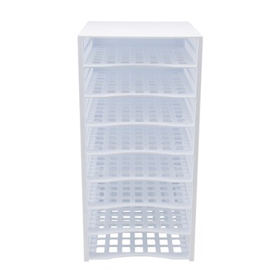 Thinkspace Literature organizer 8-Compartment Literature Organizers, 21" x 12.25", White (39444)