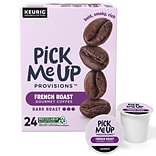 Pick Me Up Provisions™ French Roast Coffee Keurig® K-Cup® Pods, Dark Roast, 24/Box (52966)