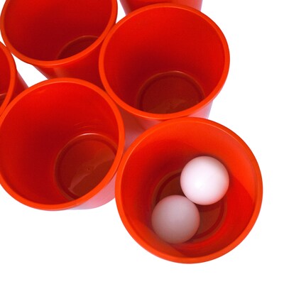 YardGames Outdoor Giant Yard Pong Game, Multicolored (PONG-001)