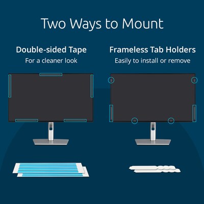 Kensington High Clarity Anti-Reflective Blue Light Filter & Privacy Screen Filter for 27" Monitors (16:9) (HC270A169A)