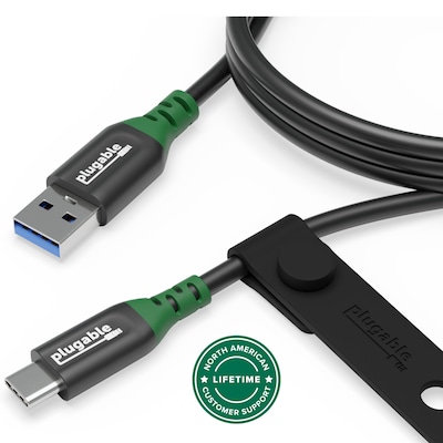 Plugable 3.3' USB-C to USB-A Cable, Black (USBC-A1M)