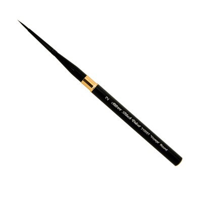 Silver Brush Black Velvet Voyage Travel Round Brush (SLV3100ST2)