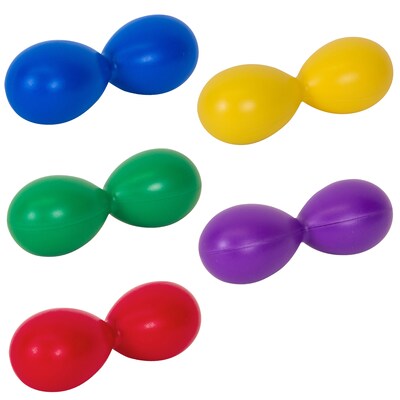 Westco Educational Products Double Egg Shakers, Set of 5 (WEPSH90115)