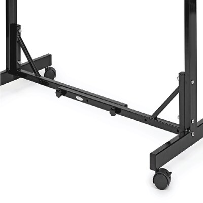 AdirOffice Expandable Blueprint Mobile Plan Center Large File Storage Hanging Rack, Black (615-BLK-KIT1)
