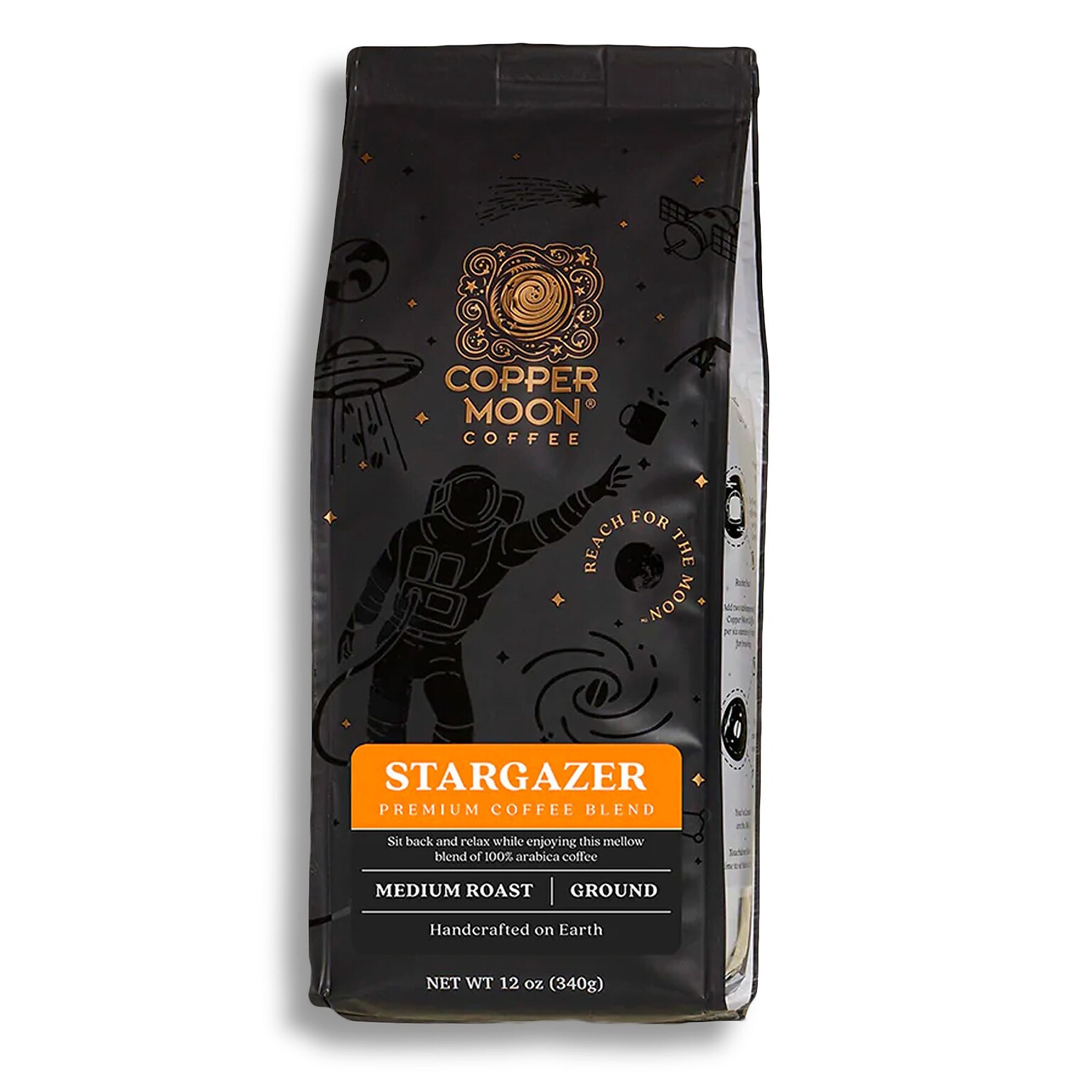Copper Moon Stargazer Ground Coffee, Medium Roast, 12 oz. (205337)