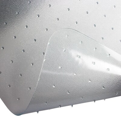 Floortex Valuemat Plus Chair Mat, 30" x 48", Designed for Low-Pile Carpet, Clear Polycarbonate (FC117520ER)